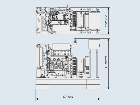 Дизельный генератор Yanmar YH 170 DTLA-5R